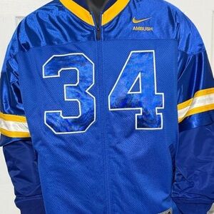 Nike x Ambush Jacket Deep Royal Blue University Gold Football Large DX6916-455